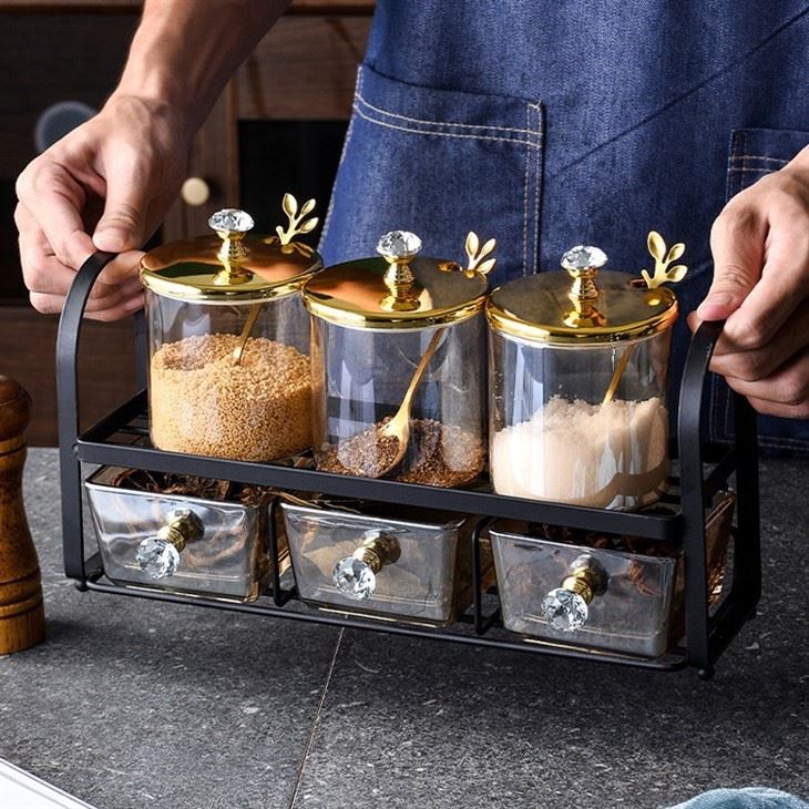 Glass Spice Jar Se