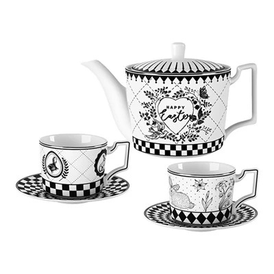 Theepot en kopje set