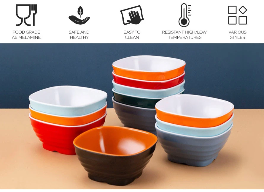 square melamine bowl------ 2