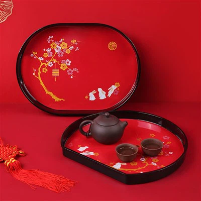 Melamine theeblad
